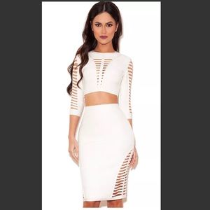 House of CB 2 piece set (top and skirt)